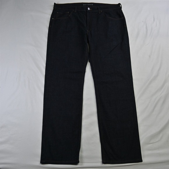 Lot‎ 2 Mott + Bow 40 x 32 Slim Dark Wash & Rinse Flex Denim Mens Jeans - Picture 2 of 9